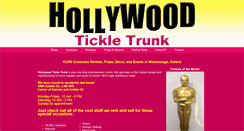 Desktop Screenshot of hollywoodtickletrunk.ca