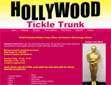 Tablet Screenshot of hollywoodtickletrunk.ca